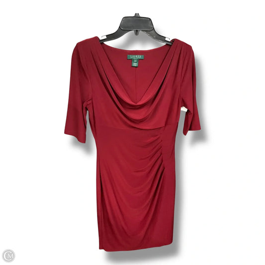 Dress Casual Short By Ralph Lauren In Red, Size: M