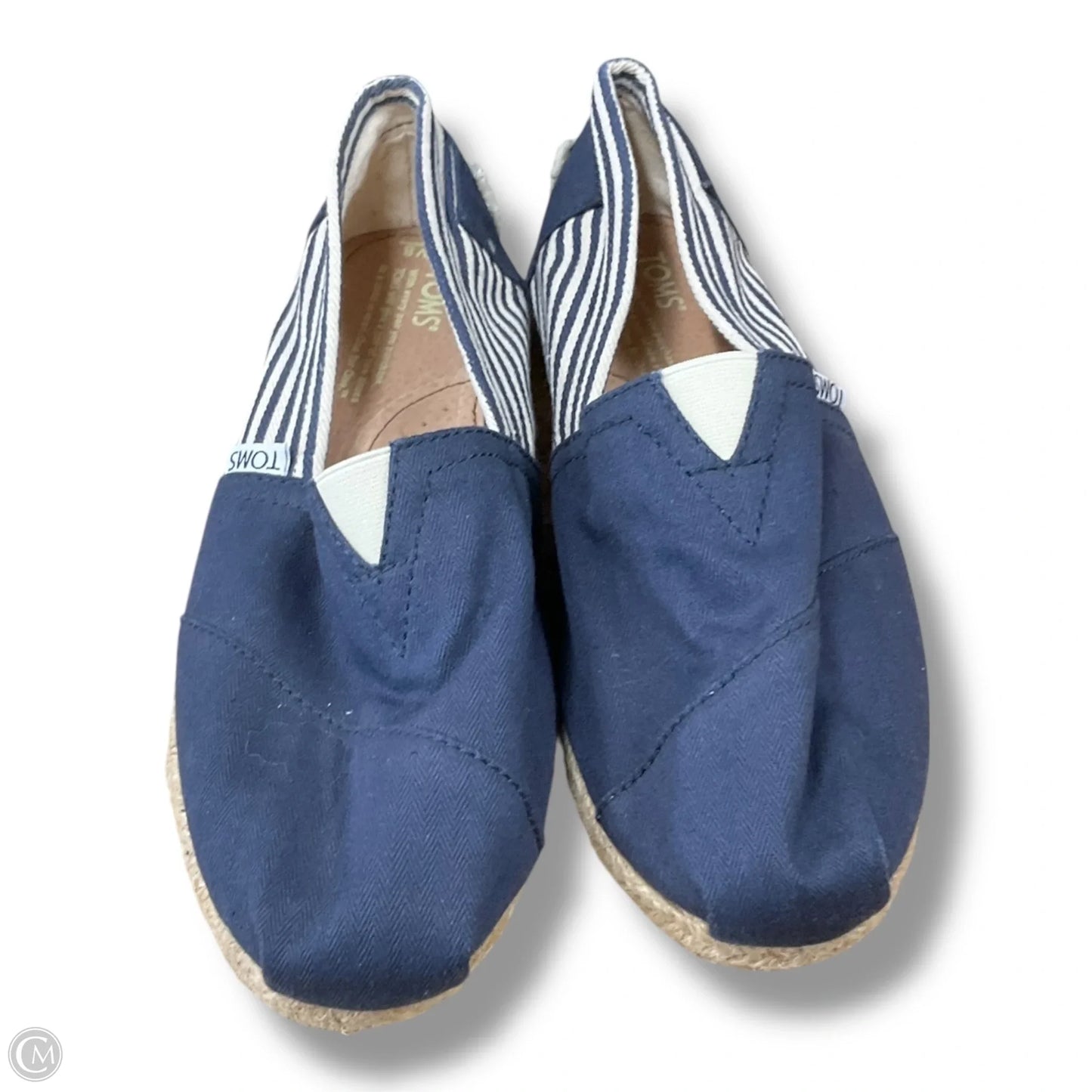 Shoes Flats By Toms In Blue, Size: 8.5
