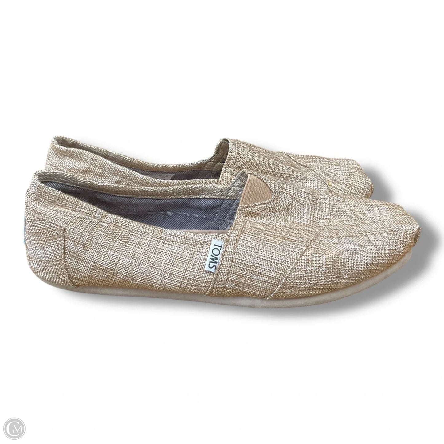 Shoes Flats By Toms In Brown, Size: 8.5