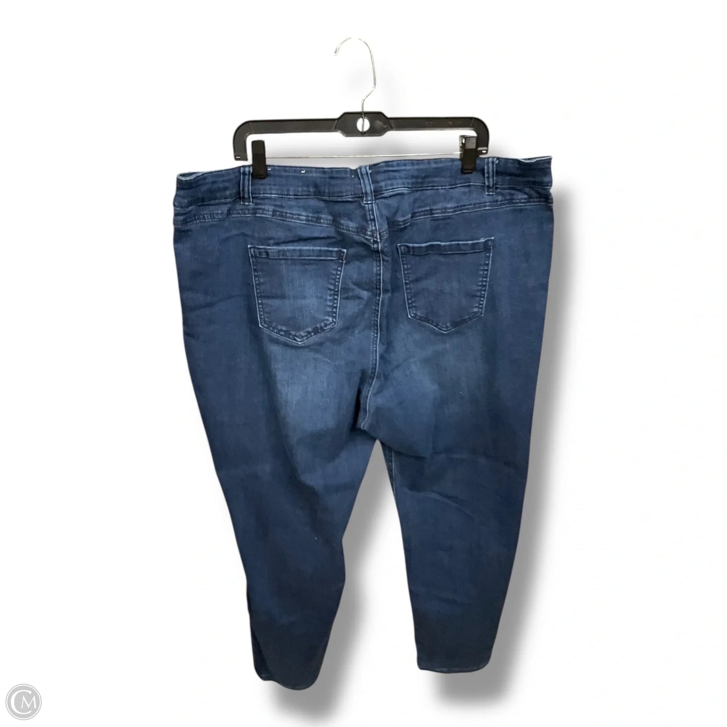 Jeans Straight By Avenue In Blue Denim, Size: 4x
