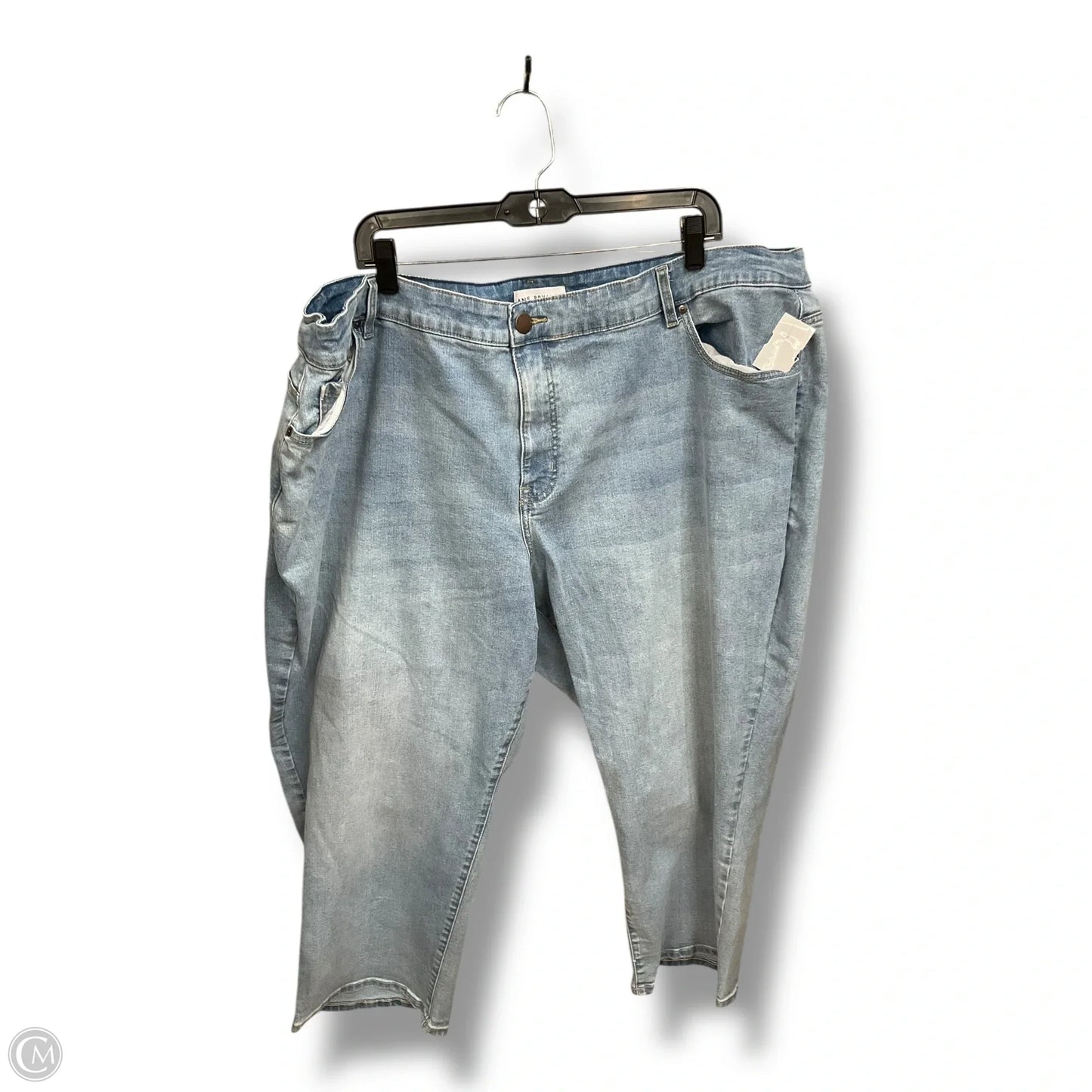 Jeans Wide Leg By Lane Bryant In Blue Denim, Size: 4x