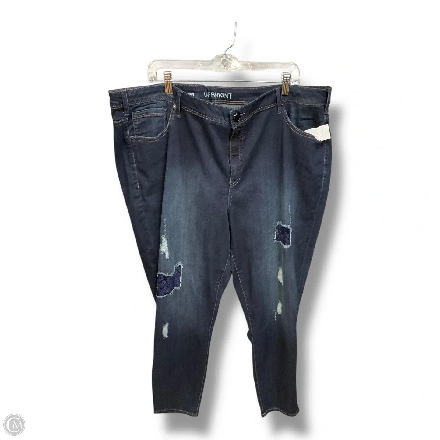 Jeans Skinny By Lane Bryant In Blue Denim, Size: 4x