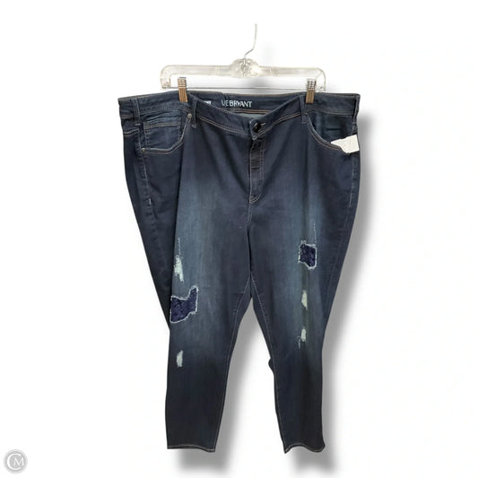 Jeans Skinny By Lane Bryant In Blue Denim, Size: 4x