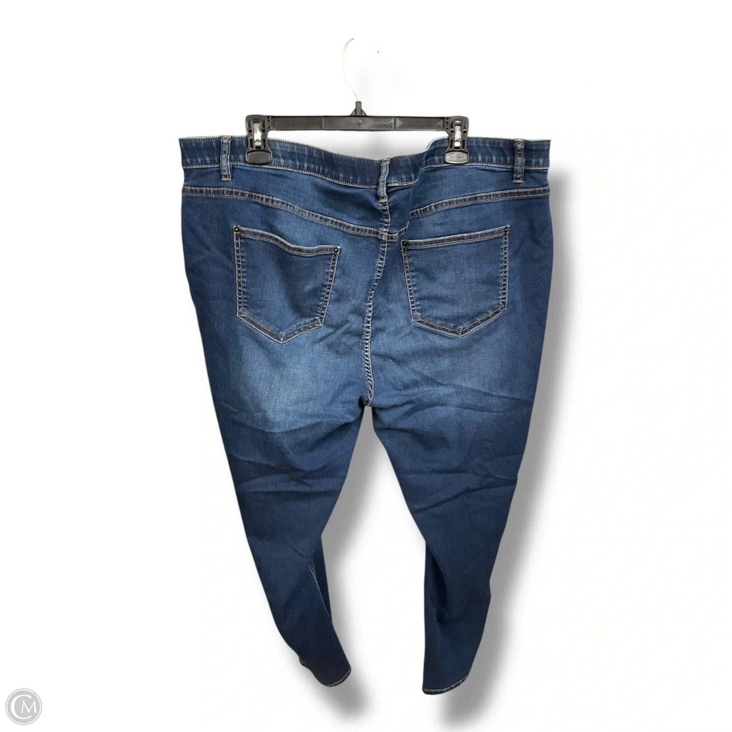 Jeans Skinny By Catherines In Blue Denim, Size: 4x