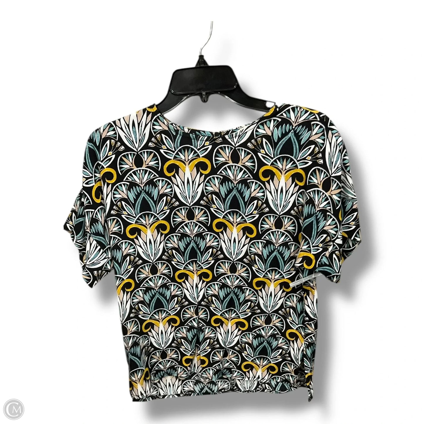 Blouse Short Sleeve By H&m In Multi-colored, Size: S