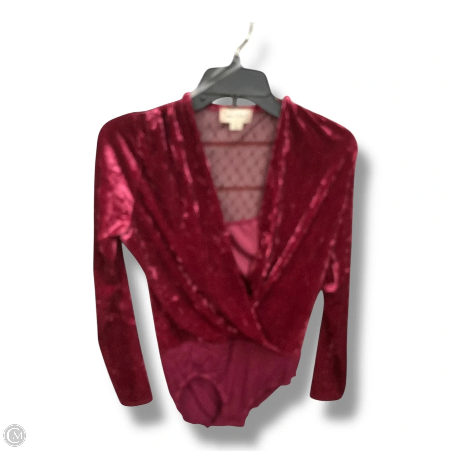 Bodysuit By Clothes Mentor In Maroon, Size: S