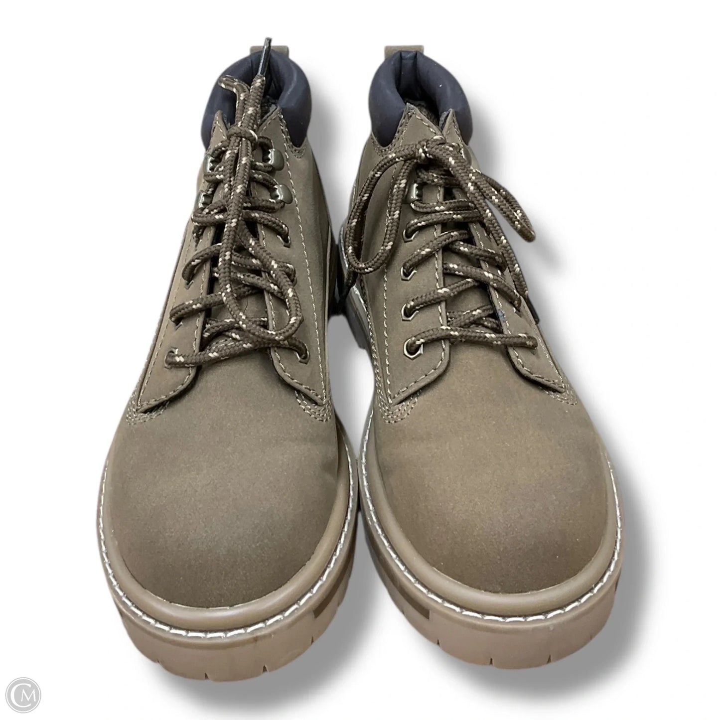 Boots Ankle Flats By Faded Glory In Beige, Size: 8