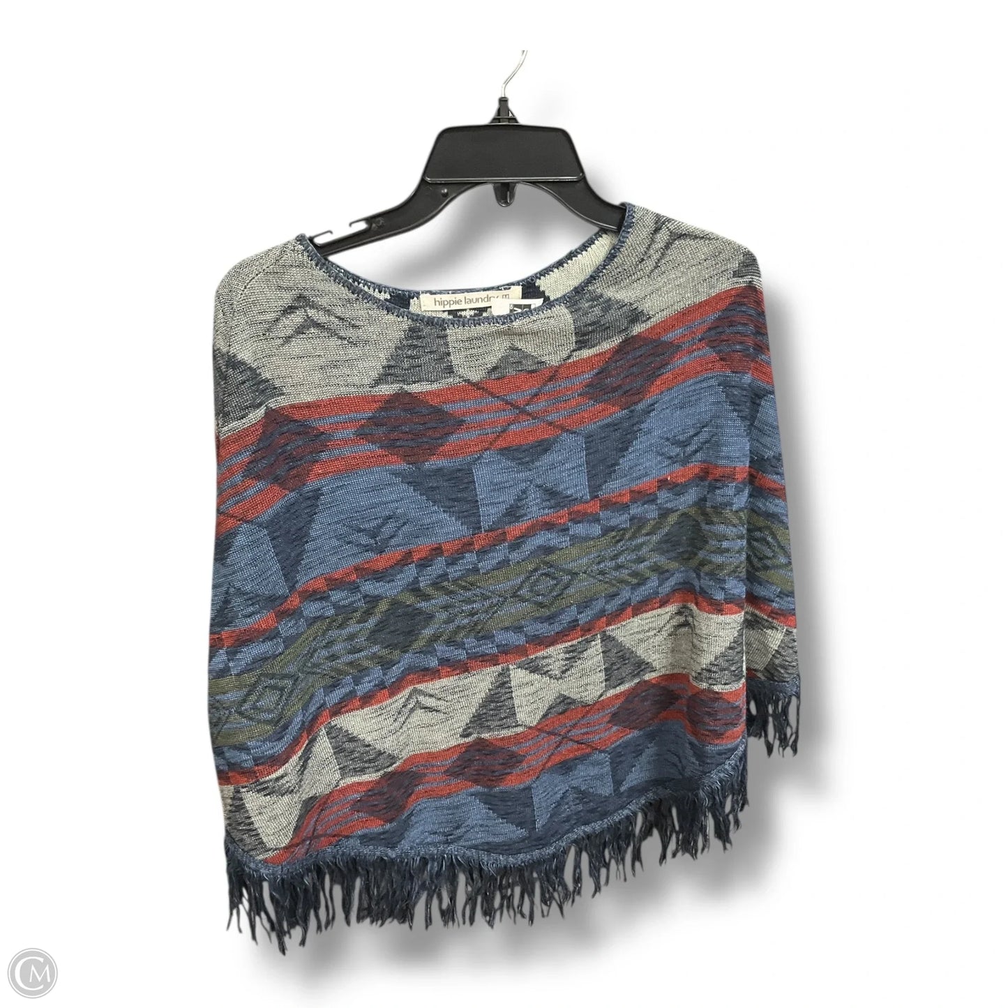 Poncho By Hippie Laundry In Multi-colored, Size: M