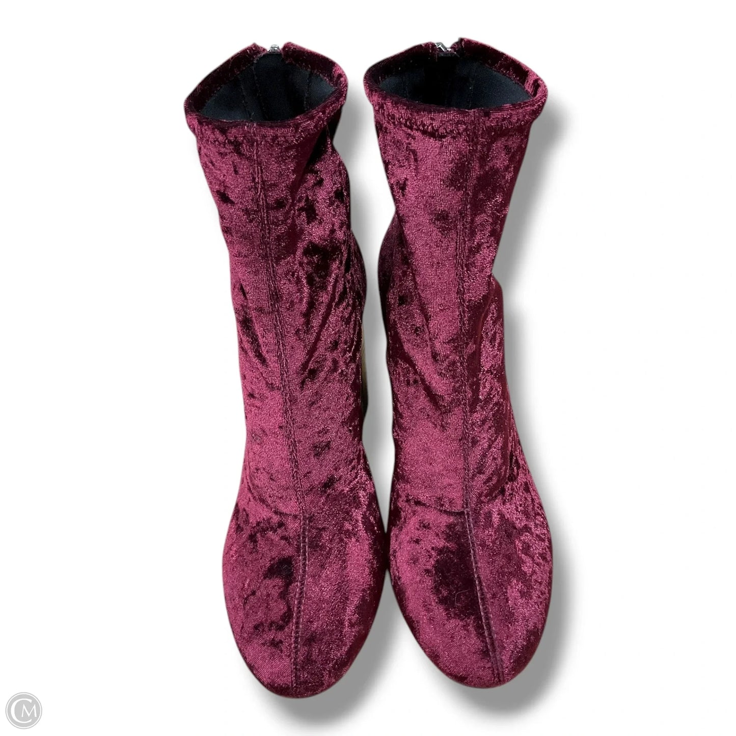 Shoes Heels Block By French Connection In Maroon, Size: 8