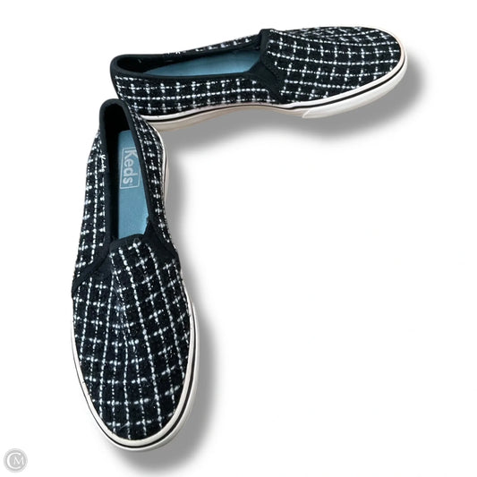 Shoes Flats By Keds In Black & White, Size: 7.5