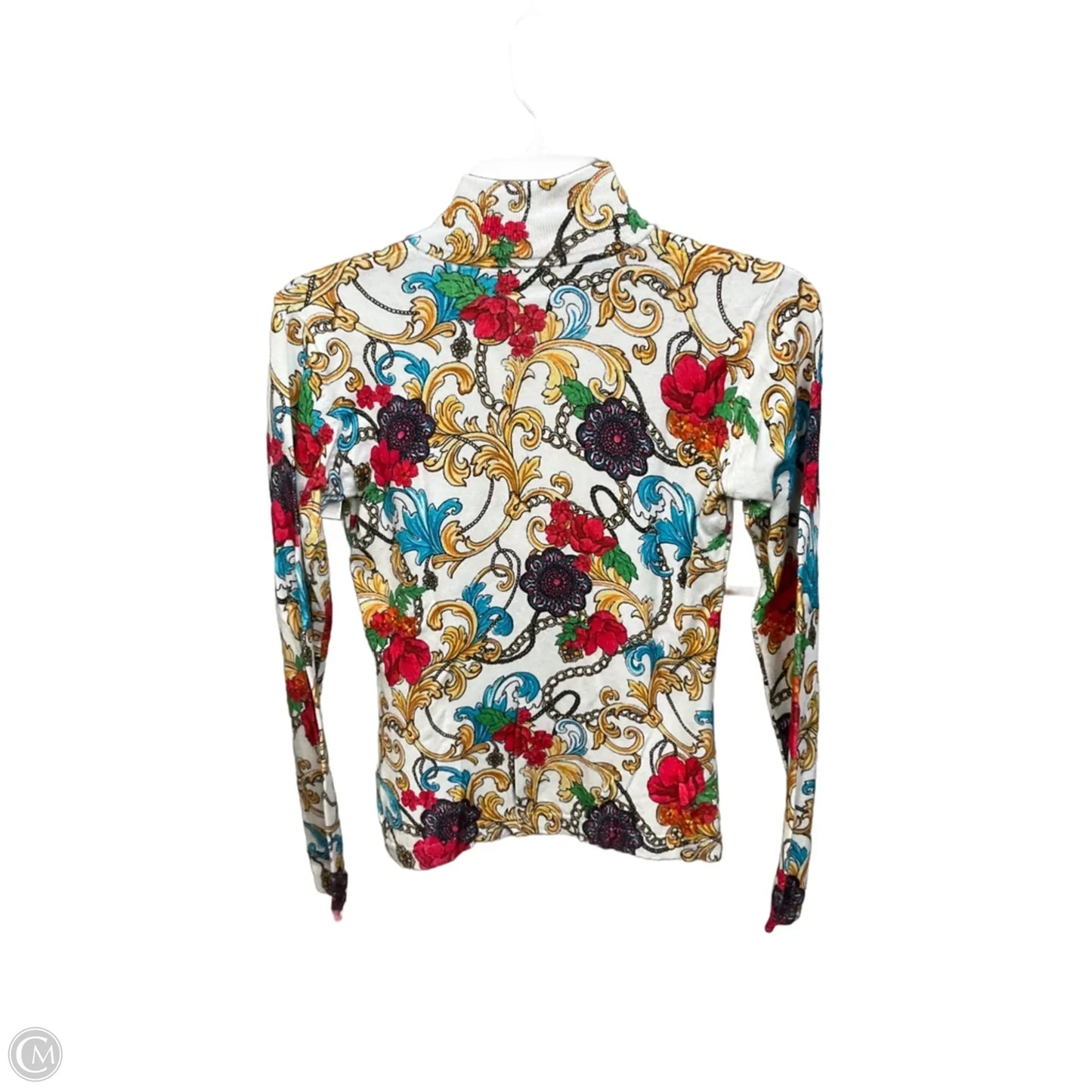 Top Long Sleeve By Boston Proper In Multi-colored, Size: Xs