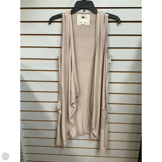 Cardigan By Cupio In Tan, Size: L