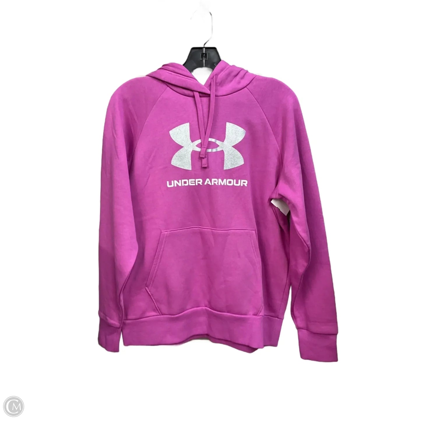 Sweatshirt Hoodie By Under Armour In Purple, Size: M