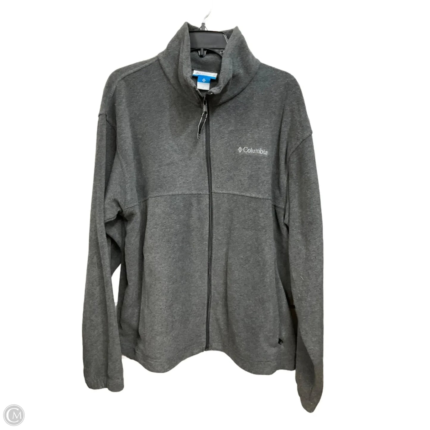 Jacket Fleece By Columbia In Grey, Size: L