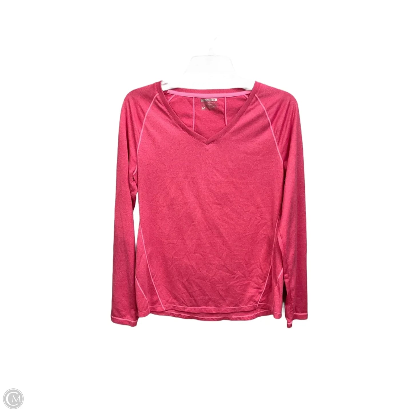 Athletic Top Long Sleeve Crewneck By Clothes Mentor In Pink, Size: M