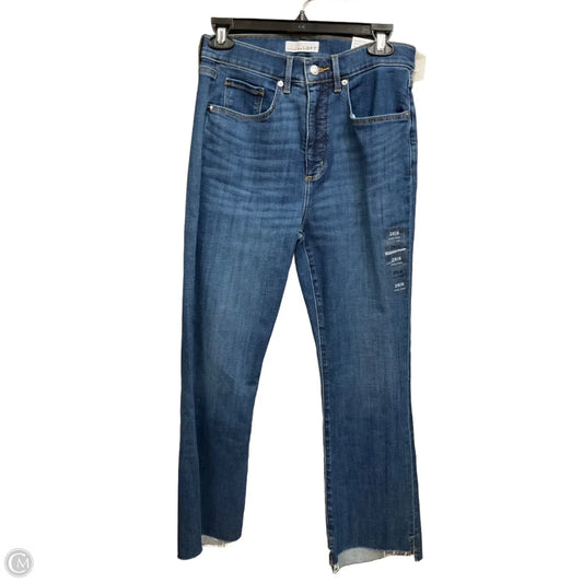 Jeans Cropped By Loft In Blue Denim, Size: 6