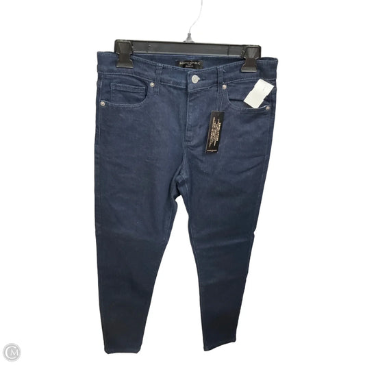 Jeans Skinny By Banana Republic In Blue Denim, Size: 4
