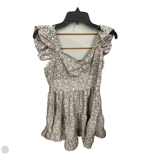 Dress Casual Midi By Prettygarden In Floral Print, Size: L