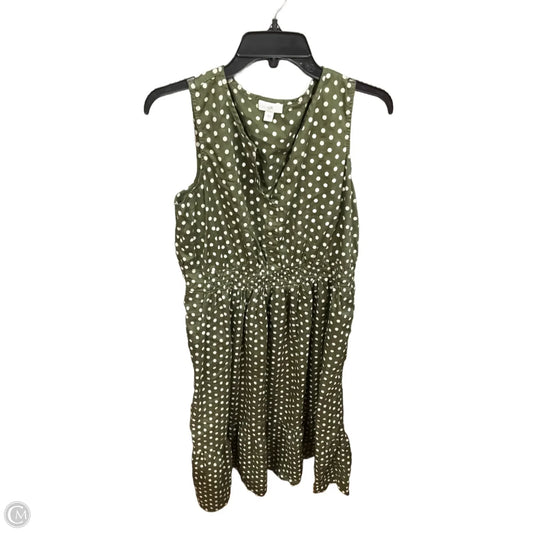 Dress Casual Maxi By J. Jill In Polkadot Pattern, Size: M