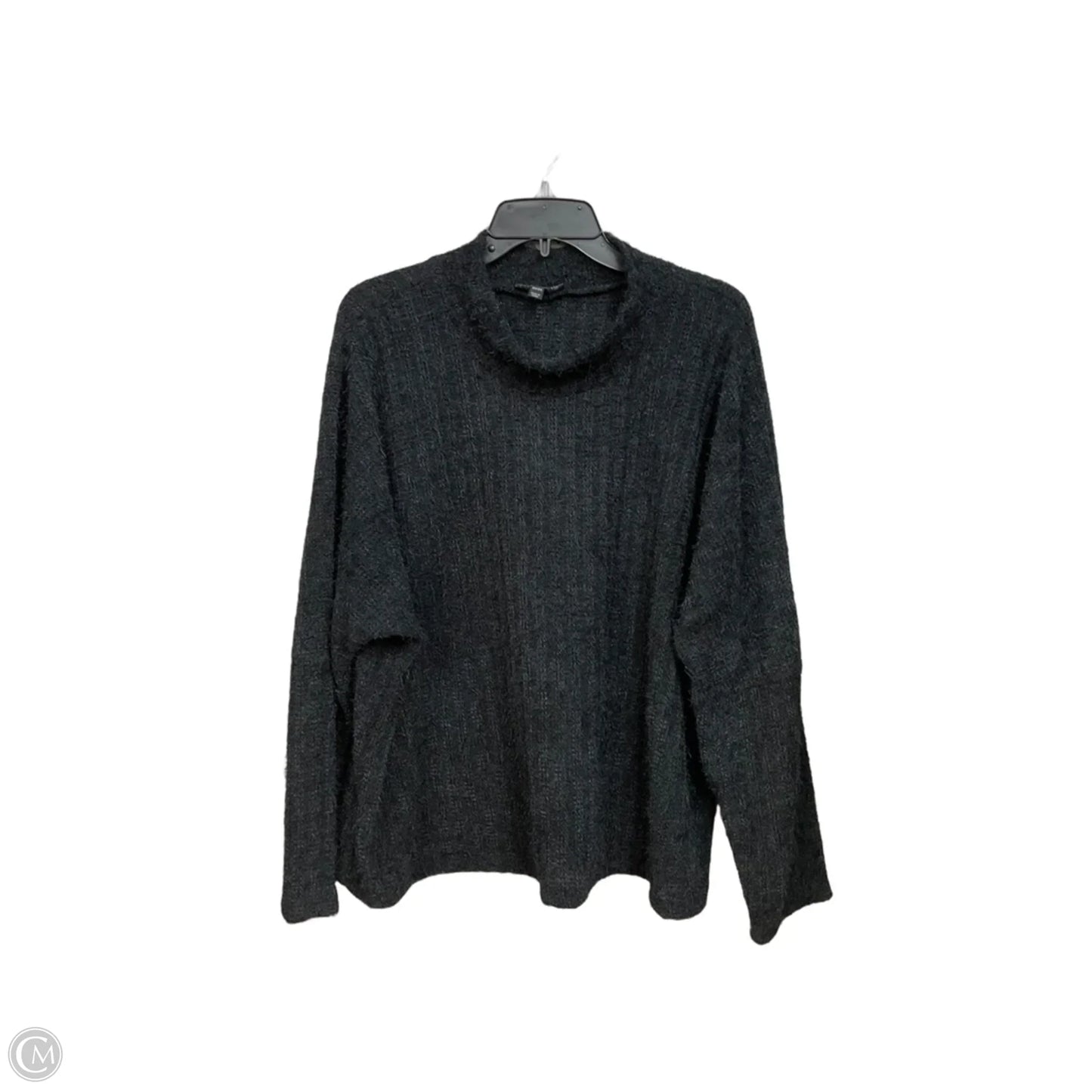 Top Long Sleeve Basic By Lane Bryant In Black, Size: 3x