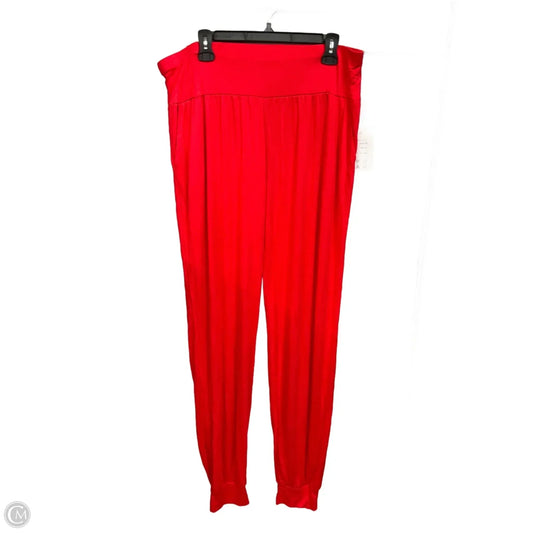 Pants Joggers By Clothes Mentor In Red, Size: Xxl