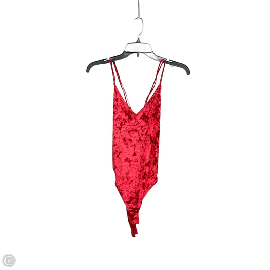 Bodysuit By Divided In Red, Size: S