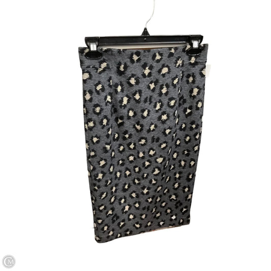 Skirt Midi By Loft In Animal Print, Size: Xxs