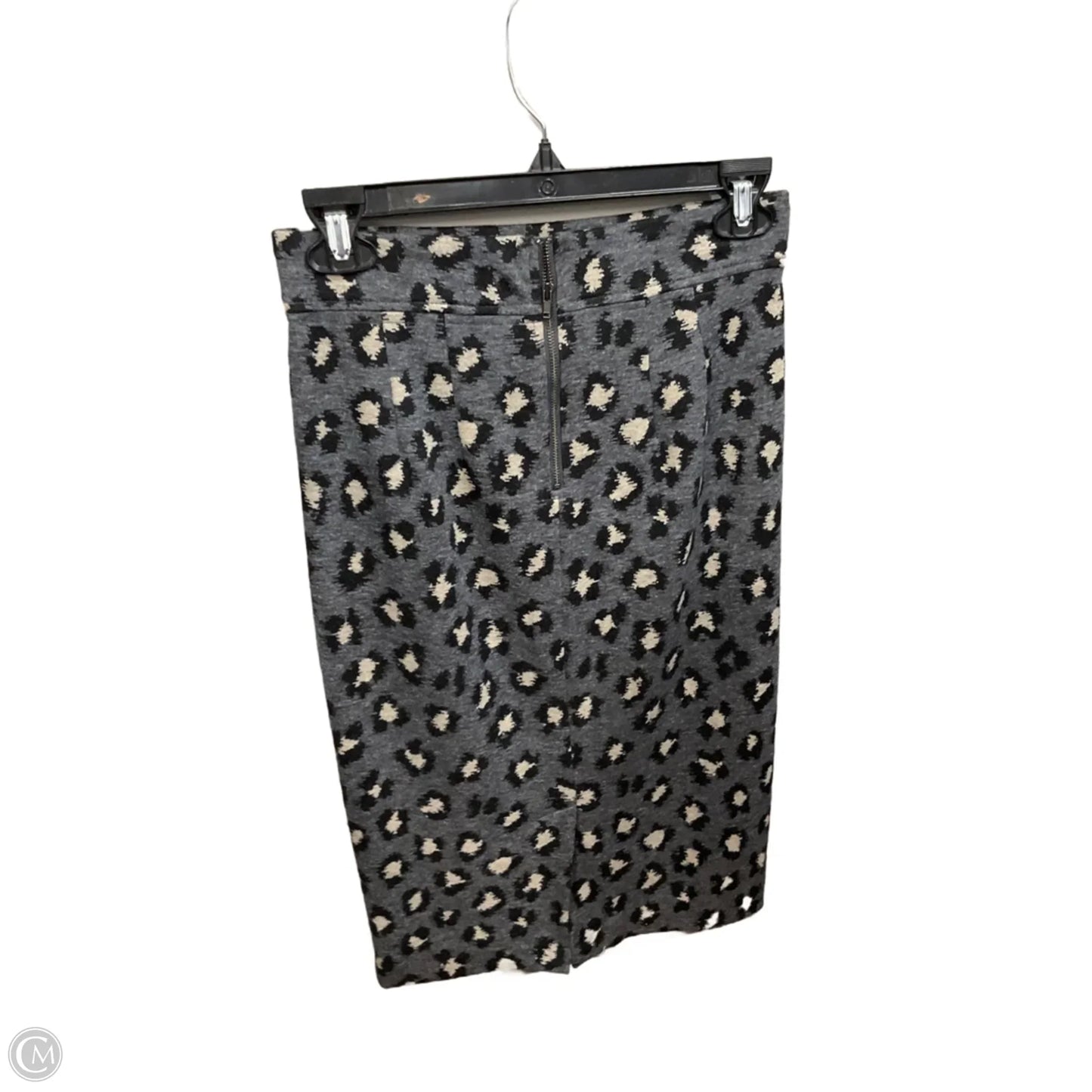Skirt Midi By Loft In Animal Print, Size: Xxs