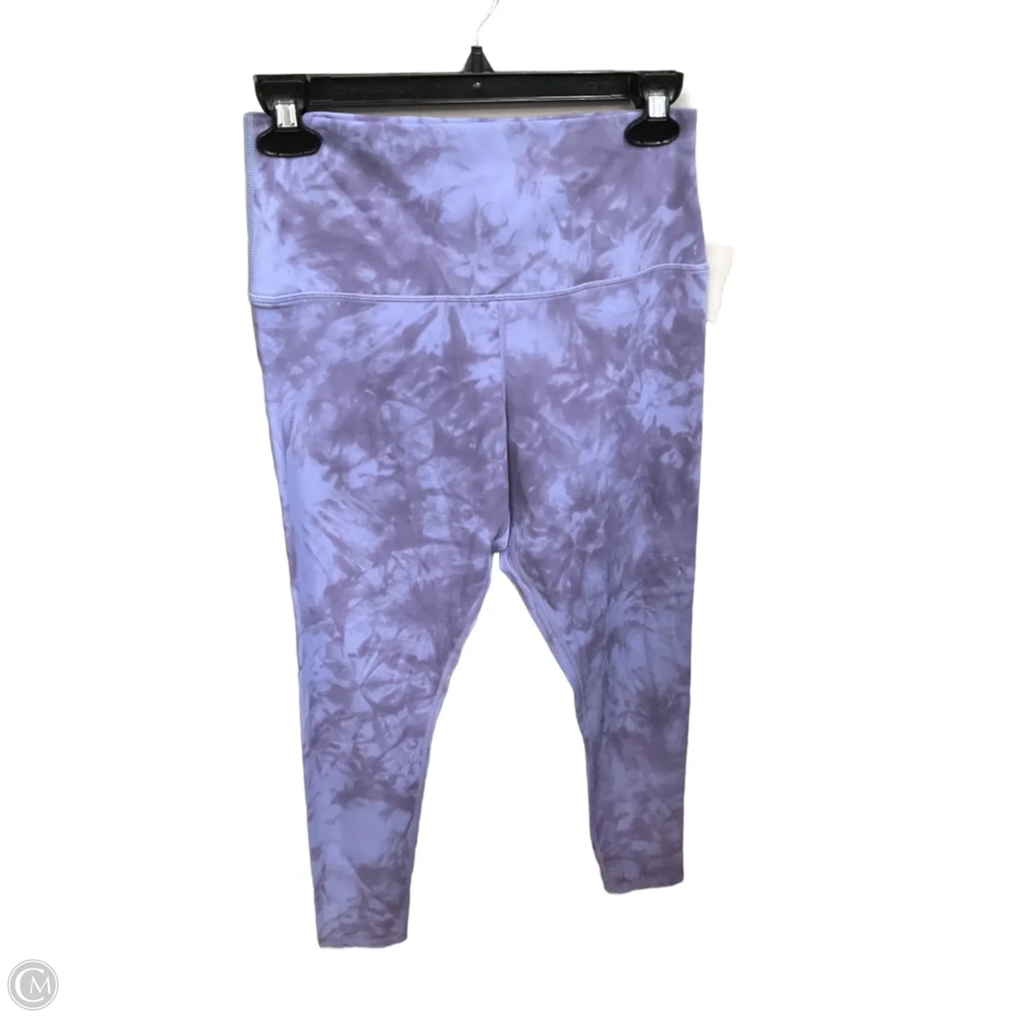 Athletic Leggings By Glyder In Tie Dye Print, Size: L