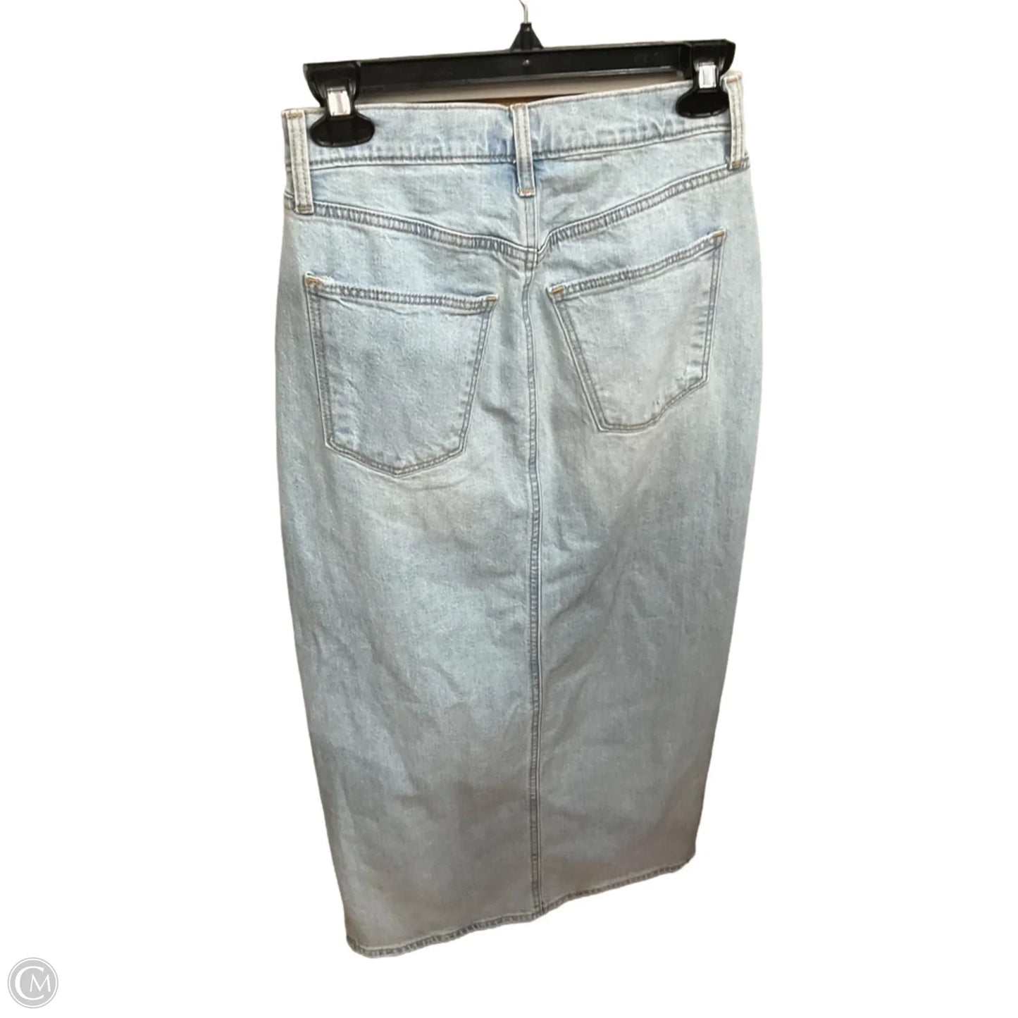 Skirt Maxi By Universal Thread In Blue Denim, Size: 2