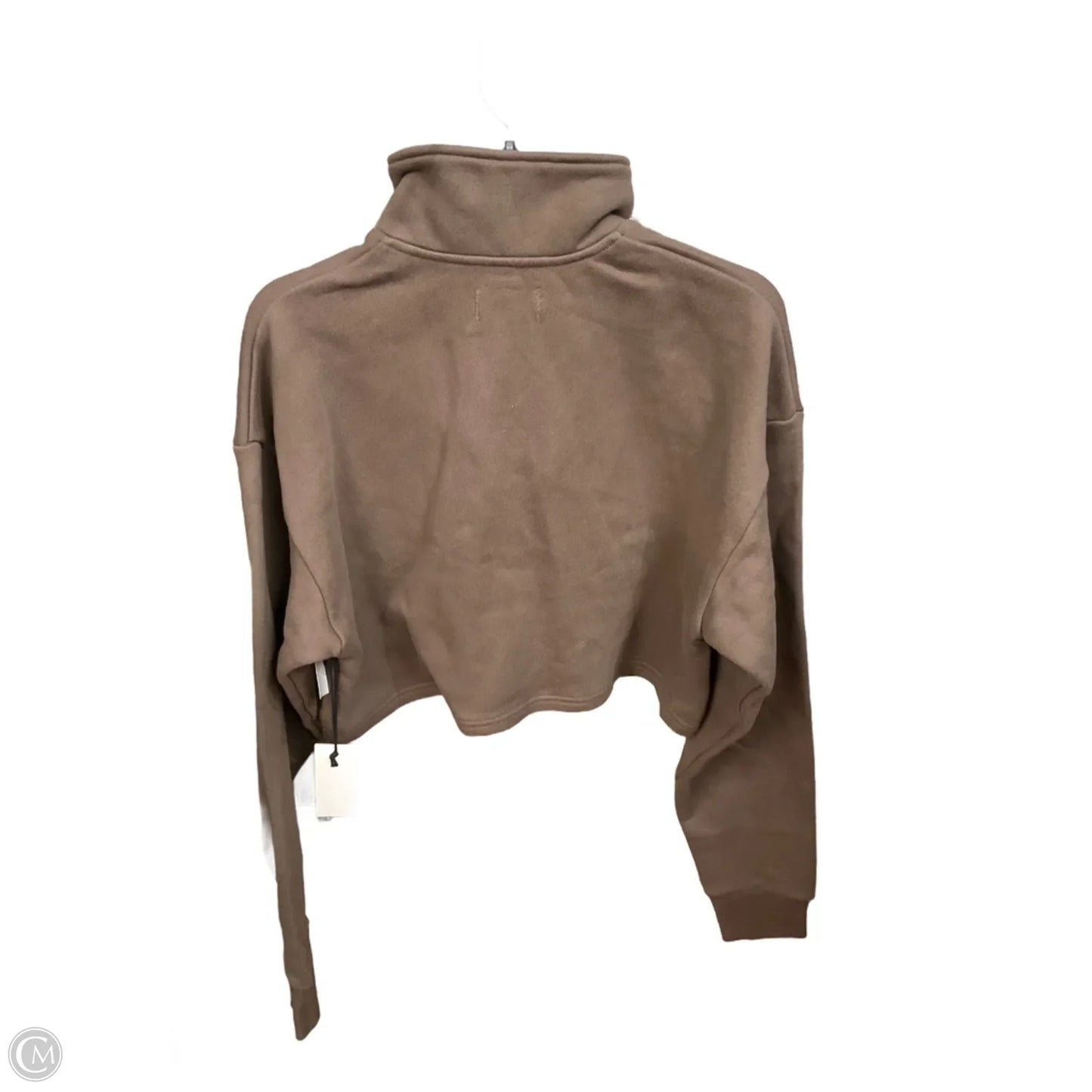 Sweatshirt Crewneck By Clothes Mentor In Taupe, Size: S