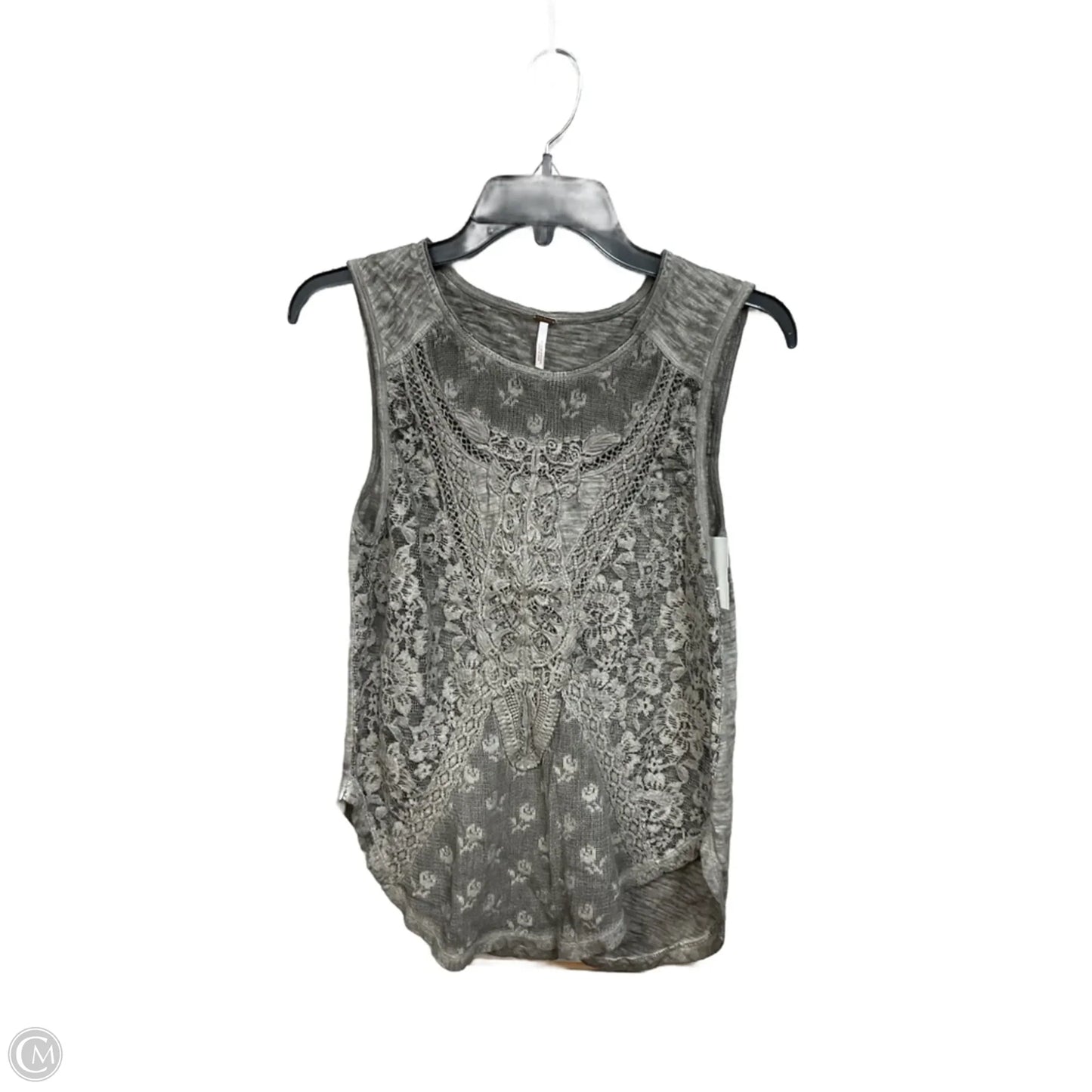 Top Sleeveless Basic By Free People In Grey, Size: Sp