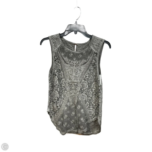 Top Sleeveless Basic By Free People In Grey, Size: Sp