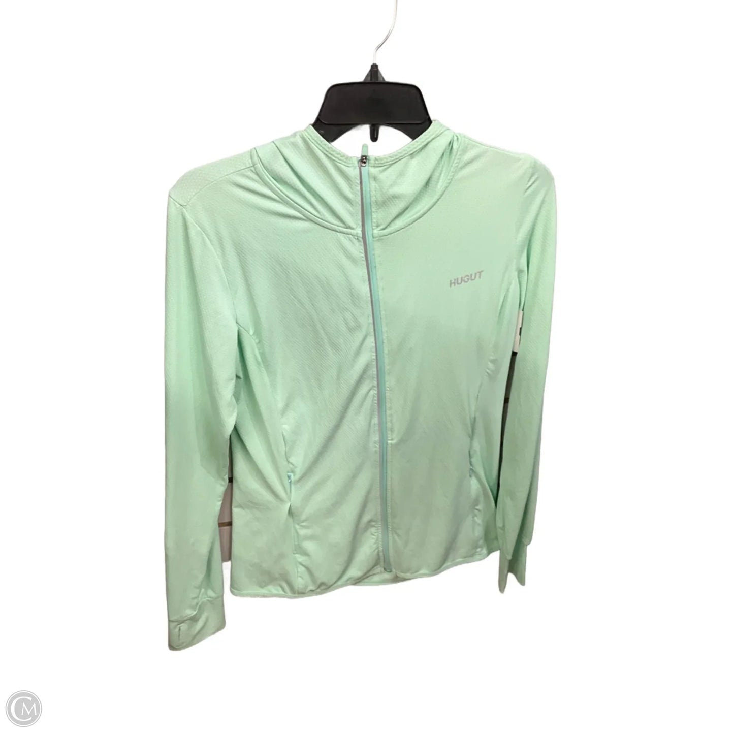 Athletic Jacket By Clothes Mentor In Green, Size: M