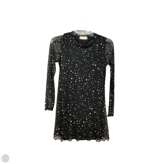 Tunic Long Sleeve By Altard State In Black & Gold, Size: Xs