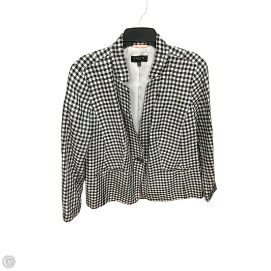 Blazer By Talbots In Blue & White, Size: 1x