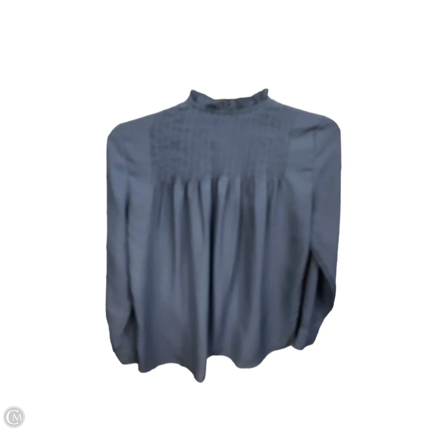 Blouse 3/4 Sleeve By J. Crew In Blue, Size: Xs