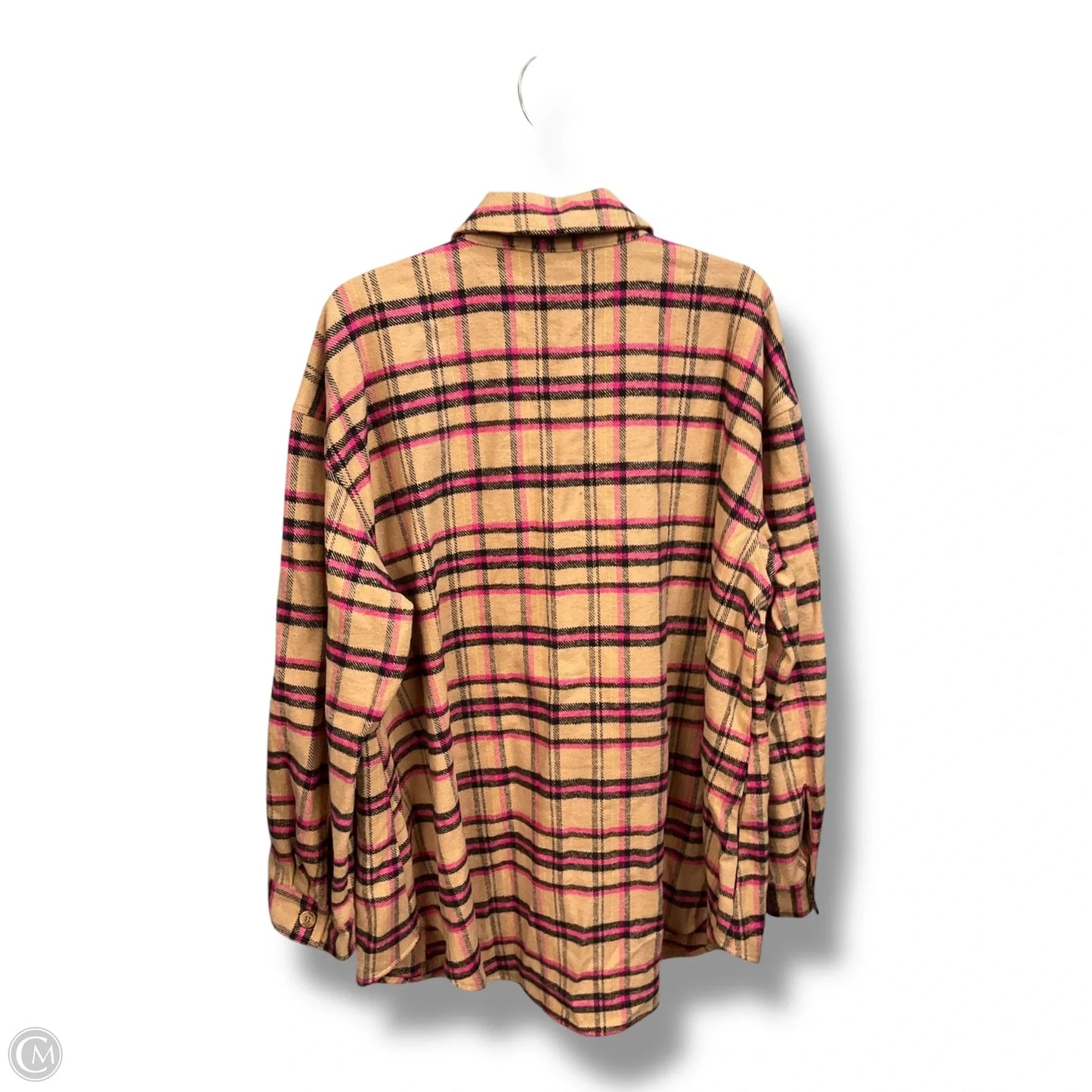 Jacket Shirt By Lane Bryant In Plaid Pattern, Size: 2x