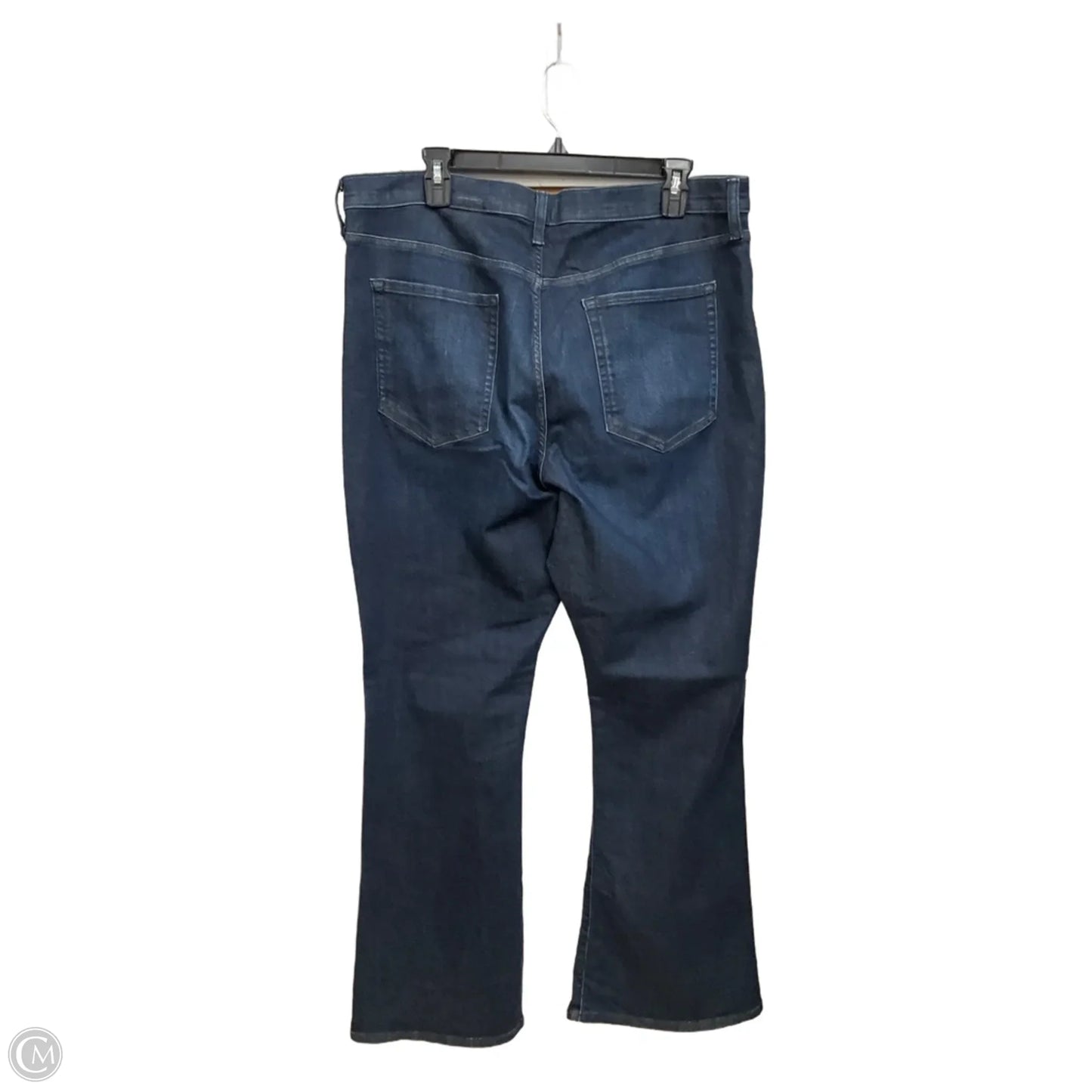 Jeans Flared By Banana Republic In Blue Denim, Size: 16