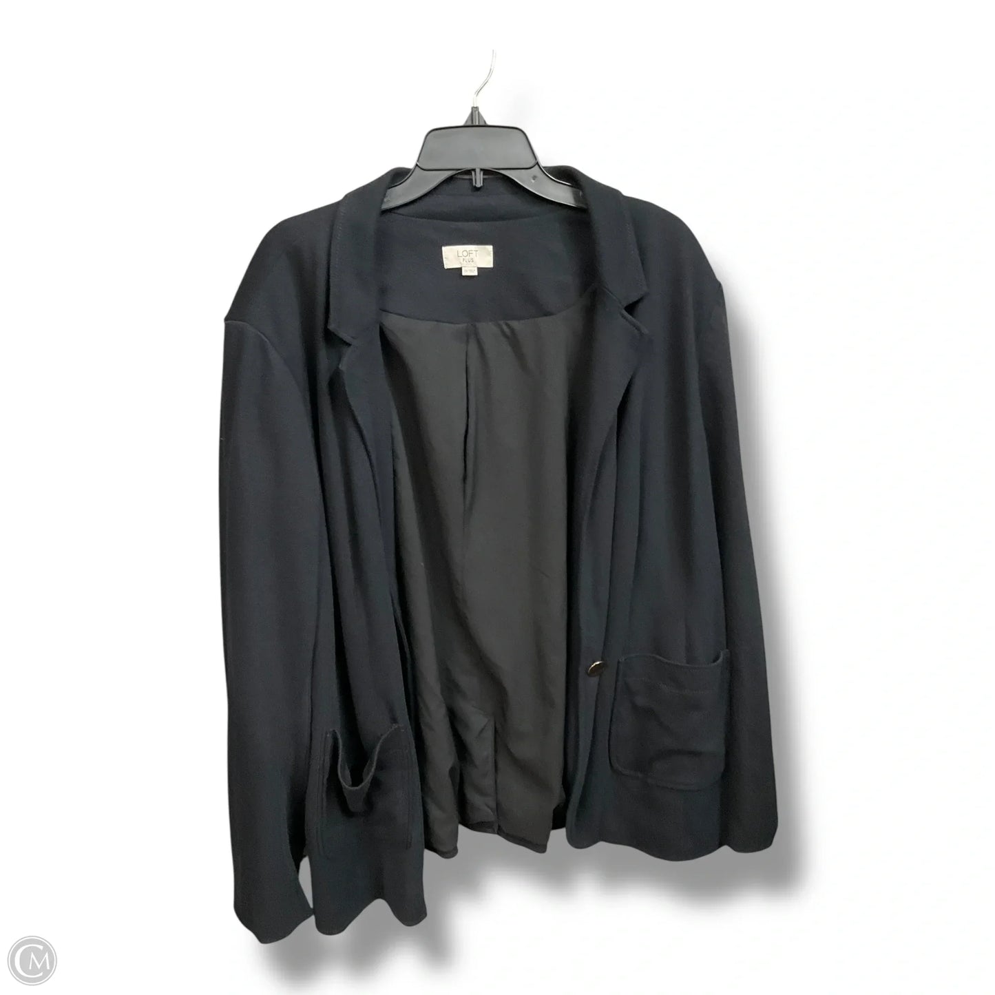 Blazer By Loft In Black, Size: 3x