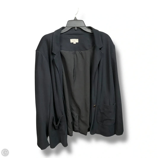Blazer By Loft In Black, Size: 3x
