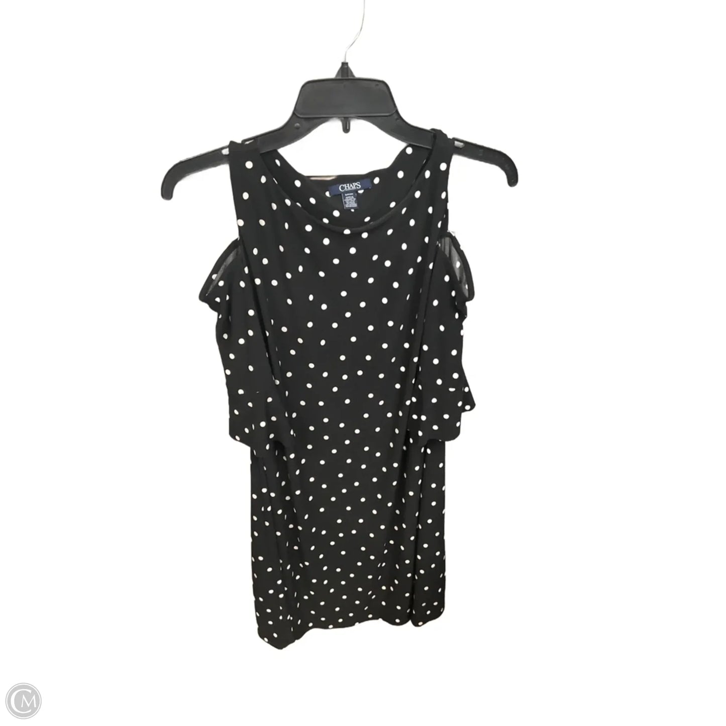 Dress Casual Short By Chaps In Polkadot Pattern, Size: S