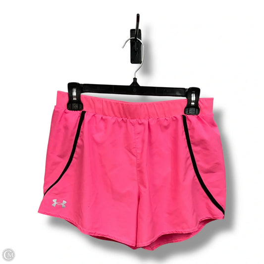 Athletic Shorts By Under Armour In Pink, Size: M