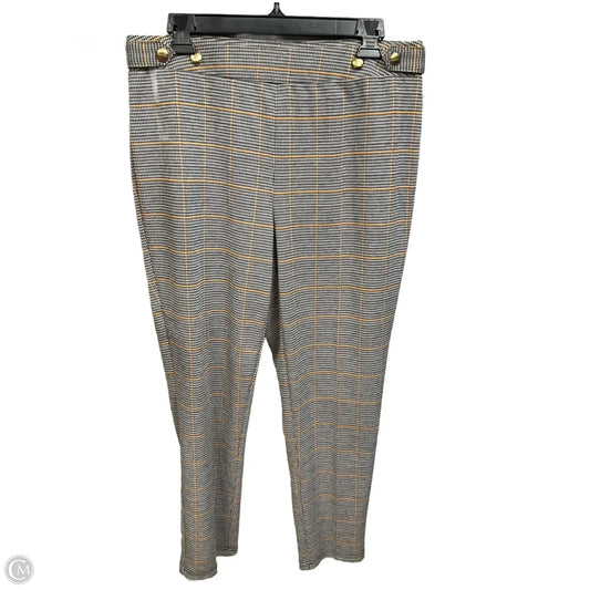 Pants Dress By Cato In Plaid Pattern, Size: 14