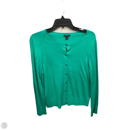 Cardigan By Ann Taylor In Teal, Size: L