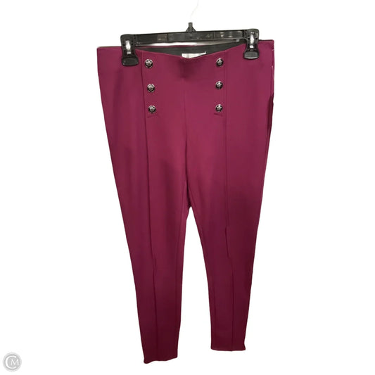 Pants Leggings By Retrology In Maroon, Size: 8