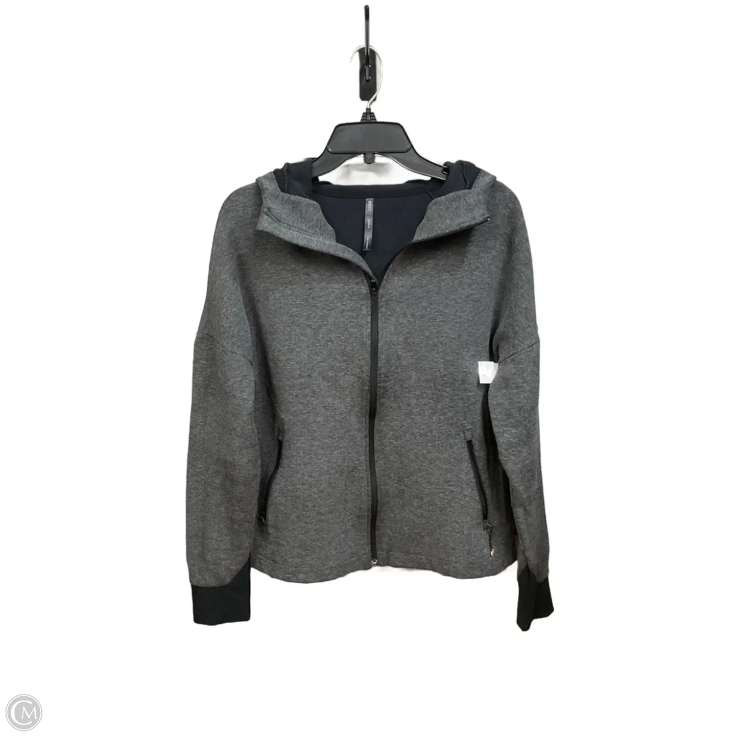 Athletic Jacket By Rei In Grey, Size: M