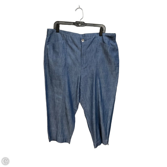 Capris By Chicos In Blue, Size: 12