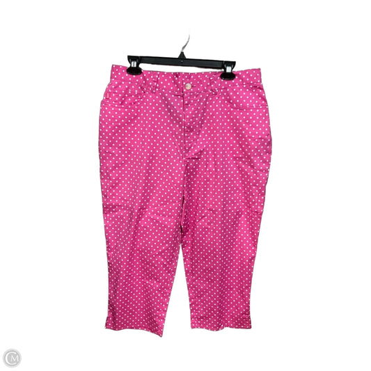Pants Cropped By Lauren Jeans Co In Polkadot Pattern, Size: 12