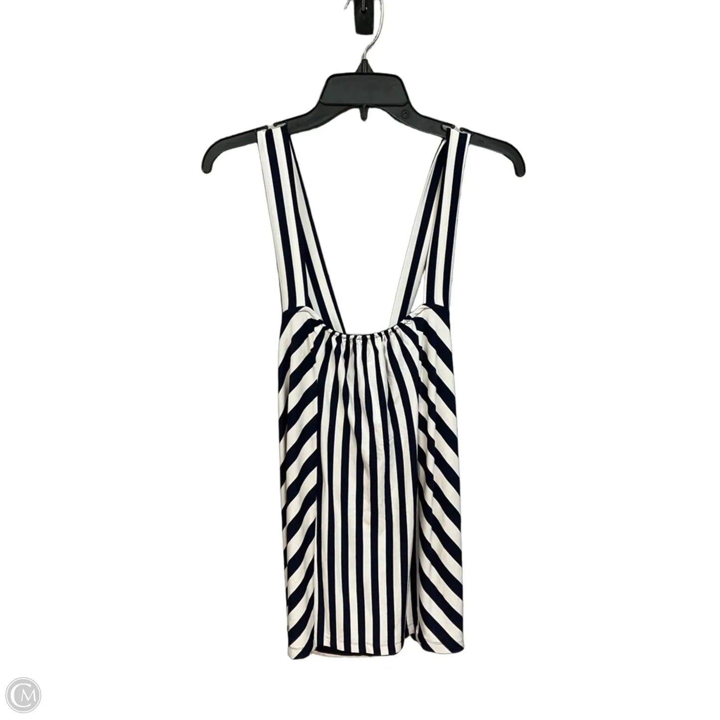 Top Sleeveless By Banana Republic In Striped Pattern, Size: Xl